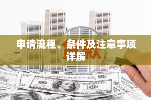 西区申请流程、条件及注意事项详解
