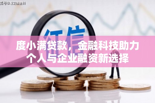 西区度小满贷款，金融科技助力个人与企业融资新选择