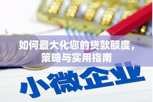 西区如何最大化您的贷款额度，策略与实用指南