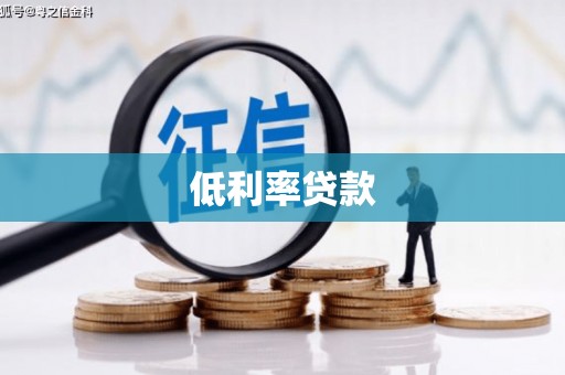 西区低利率贷款