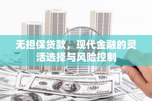西区无担保贷款，现代金融的灵活选择与风险控制