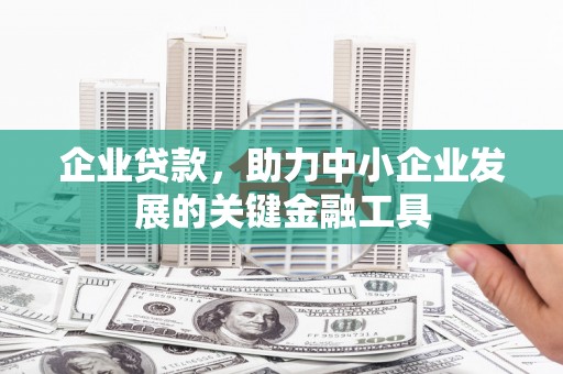 西区企业贷款，助力中小企业发展的关键金融工具