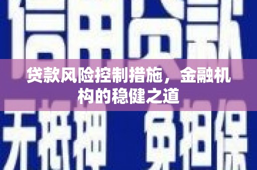 西区贷款风险控制措施，金融机构的稳健之道