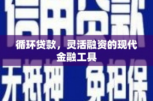 西区循环贷款，灵活融资的现代金融工具