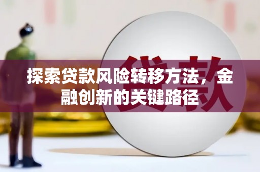 西区探索贷款风险转移方法，金融创新的关键路径